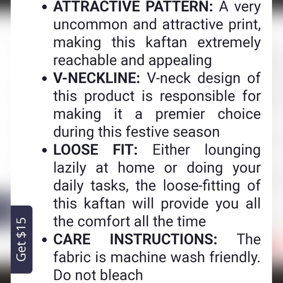 NWT winlar animal print kaftan - Picture 9 of 9